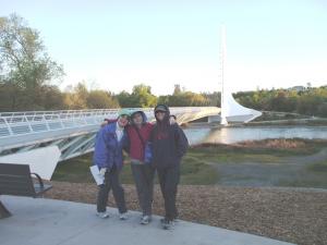 Sundial bridge in Redding, CA